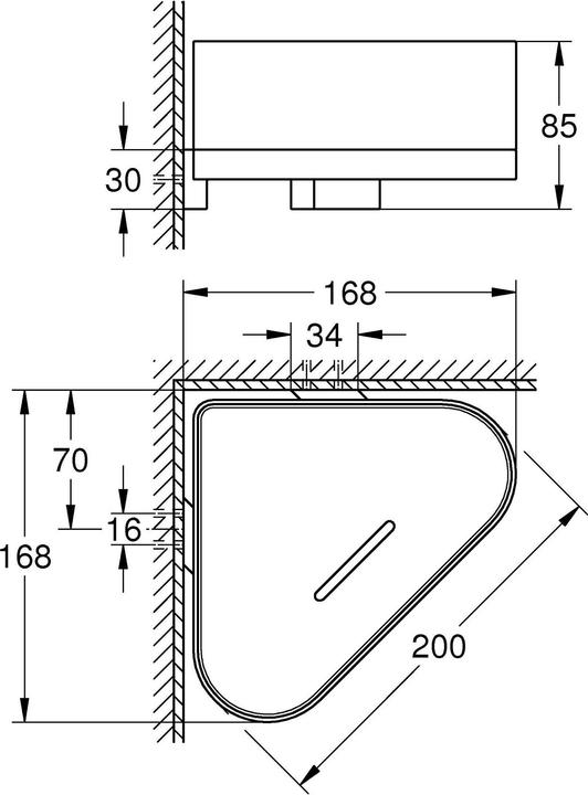 Productafbeelding Grohe Selectie (12,5 x 19,5 x 24 cm)