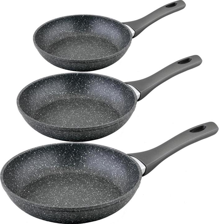 Produktbild Carl Schmidt Sohn 3-teiliges Antihaft-Induktionspfannenset (Bratpfanne, Aluminiumguss)
