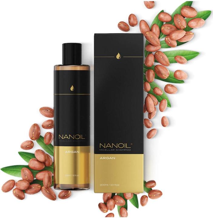 Actual product image Nanoil Micellar shampoo with argan oil (300 ml, Liquid shampoo)