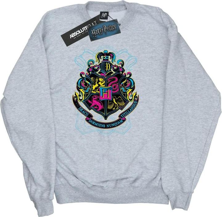 Neon Hogwarts Crest Sweatshirt