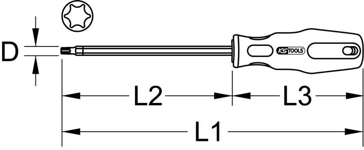 Immagine prodotto KS Tools Cacciavite BERYLLIUMplus (Torx (TX))