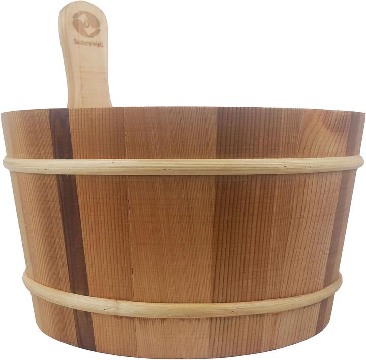 Produktbild SudoreWell Saunakübel, Set Kübel aus Red Cedar 4,0L