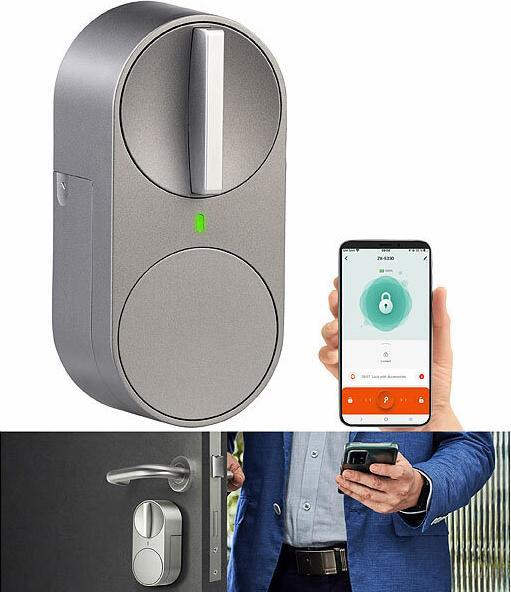 Actual product image VisorTech Smart motorised door lock drive with Bluetooth and app (Smartphone)