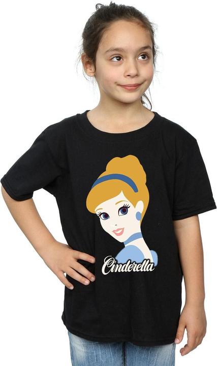 Actual product image Cinderella Girls Silhouette Cotton T-Shirt (152, 158)