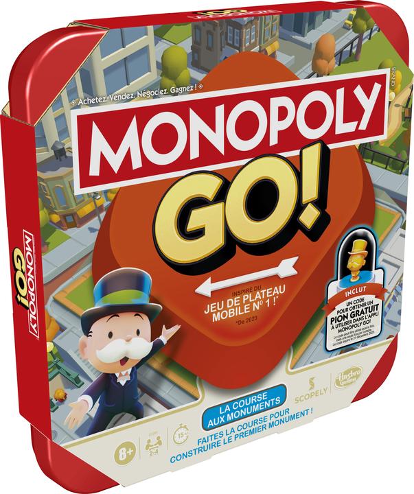Immagine prodotto Hasbro Gaming Monopoly GO! Gioco da tavolo (Francese)