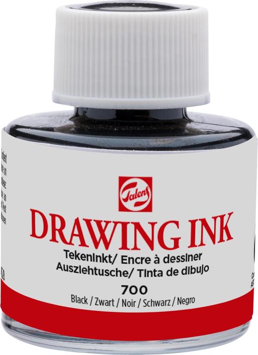 Image du produit Talens Encre de Chine Encre de Chine 11 ml Noir (Encrier, Noir)
