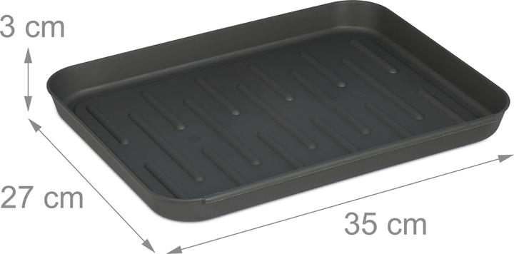 Image du produit Relaxdays Schuhabtropfschale (27 x 35 x 3 cm)