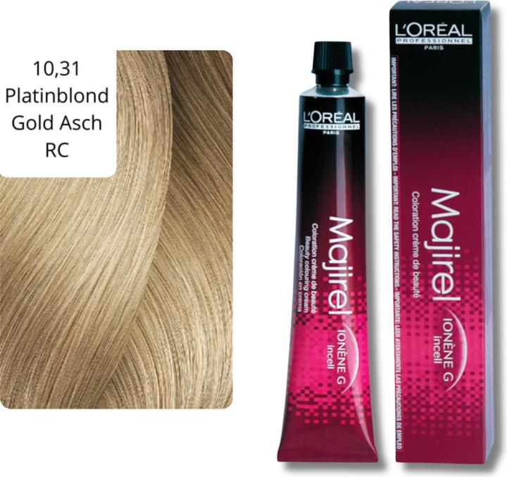 Productafbeelding L'Oréal Professionnel Majirel (10,31 platina blond goud as)