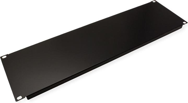 Actual product image Value 19" blind plate 3U black