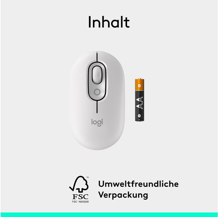 Produktbild Logitech POP Mouse mit personalisierbarem Emoji (Kabellos)