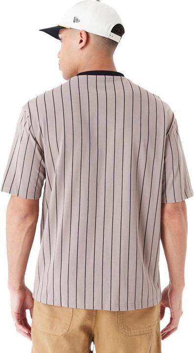 Produktbild New Era Oversized Shirt - PINSTRIPE ash brown - XL (XL)