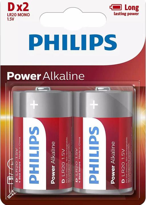 Immagine prodotto Philips Potenza Alcalina (2 pz., D)