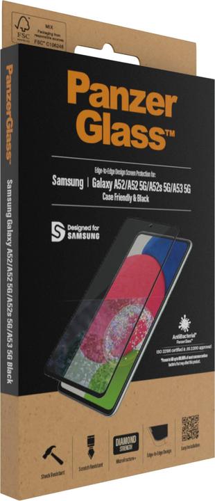 Produktbild PanzerGlass Edge to Edge (1 Stück, Samsung Galaxy A52, Samsung Galaxy A52 5G)