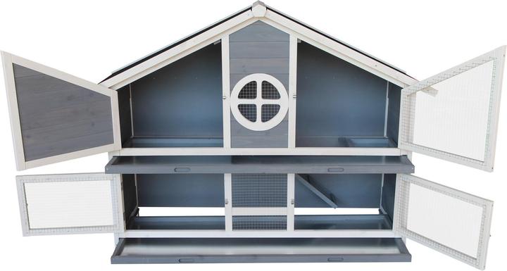 Immagine prodotto Wiltec Conigliera 1160x450x1080mm Villa per conigli, gabbia per conigli Gabbia per conigli