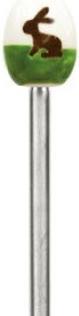 Actual product image Take2 Design Clack egg opener ceramic egg bunny