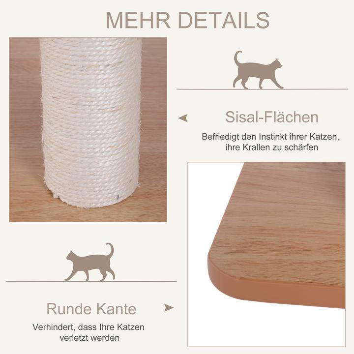 Produktbild Jamb Katzenbaum (120 cm, Natur/Weiss)