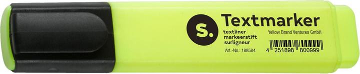 Produktbild Schäfer Shop Textmarker, mit Keilspitze, lichtbeständig, schnell trocknend, diverse Schreibfarben, wahlweise 1... (Gelb, 1 x)