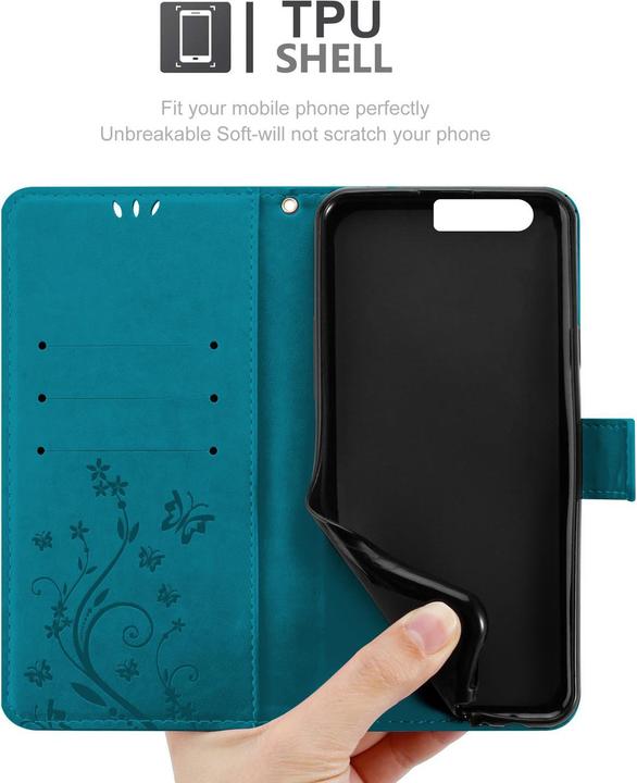 Actual product image Cadorabo Flower Book Cover (Honor 9)