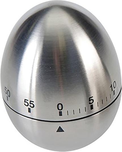Axentia Timer breve, uovo, acciaio inox