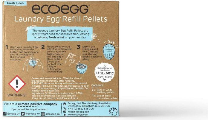 Actual product image Ecoegg Waschei Refill Fresh Linen (50 Washing cycles, Pearls)