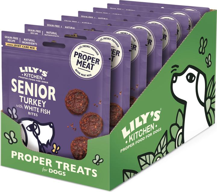 Produktbild Lily's Kitchen Snack Senior Truthahn & Fisch (Senior, 1 Stk., 75 g)