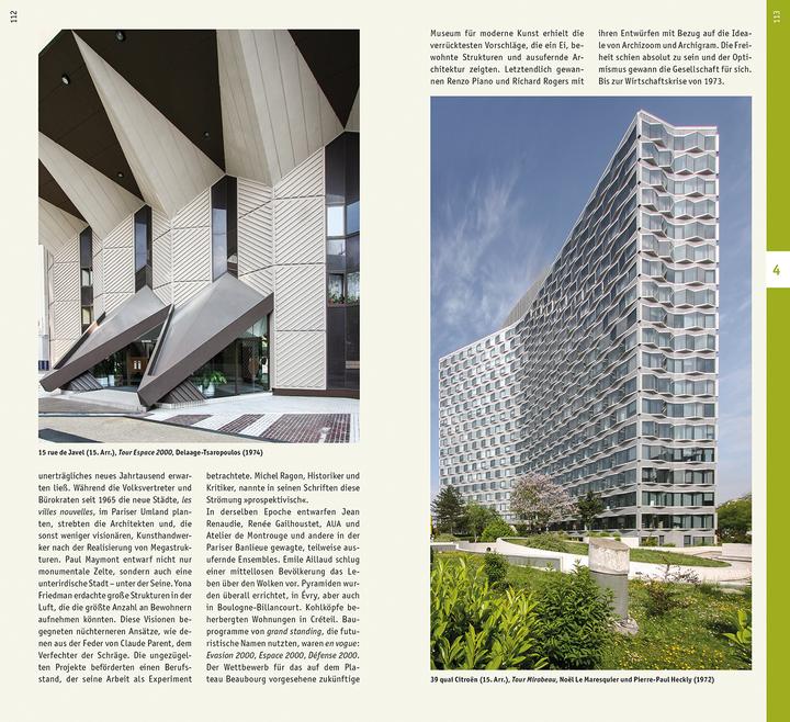 Produktbild Architekturführer Paris (Deutsch, Jean-Philippe Hugron, 2024)