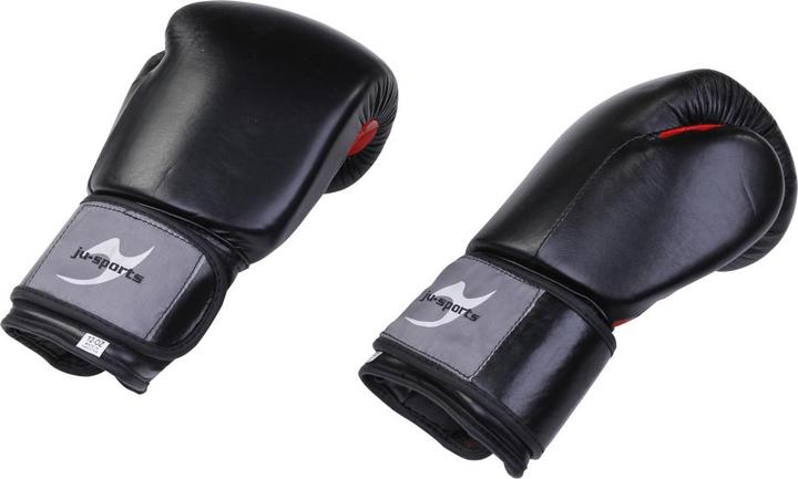 Produktbild Ju-Sports Boxhandschuhe schwarz/rot (12 OZ, 12)