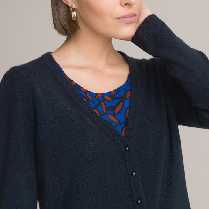Immagine prodotto Anne Weyburn Cardigan con scollo a V e tocco di cashmere (44, 46)
