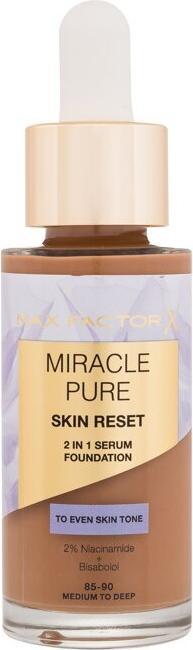 Max Factor Miracle Pure Skin Reset 2in1 Serum Foundation - Makeup 30 ml 85-90 Medium To Deep