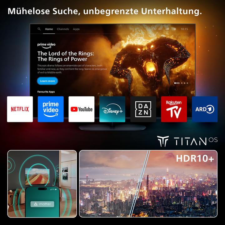 Produktbild Philips 55PUS7000/12 (55", PUS7000, LED, 4K, 2025)