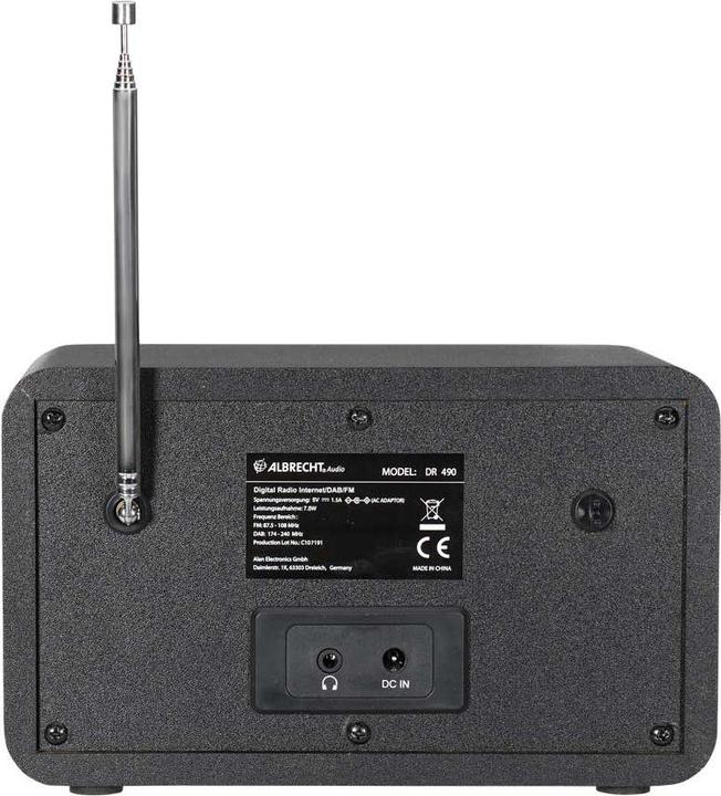 Immagine prodotto Albrecht DR 490 (Web radio, DAB, WiFi)