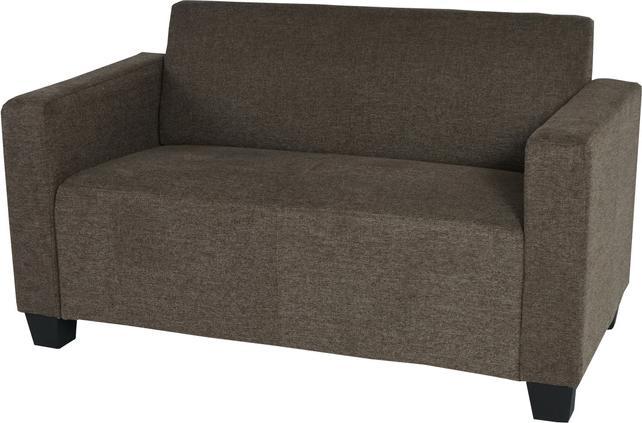 Produktbild Swisshandel24 2er Sofa Couch Lyon Loungesofa Stoff/Textil braun (2-Sitzer)