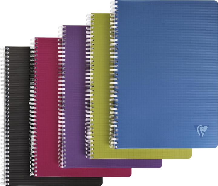 Image du produit Clairefontaine Spiralheft (A4, Quadrillé, Couverture souple)