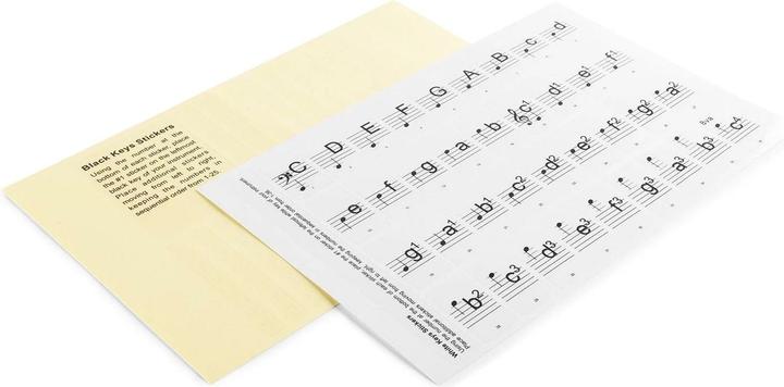 Actual product image Max Sheet music sticker KB-KEY (Instrument lighting)