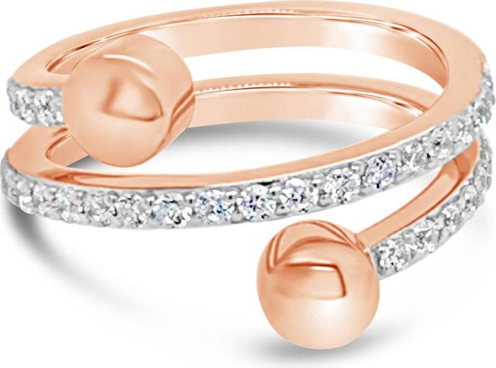 Actual product image Breuning RING - BRILL. 0,70 Ct. H/si (49, 750/18 K Gold)