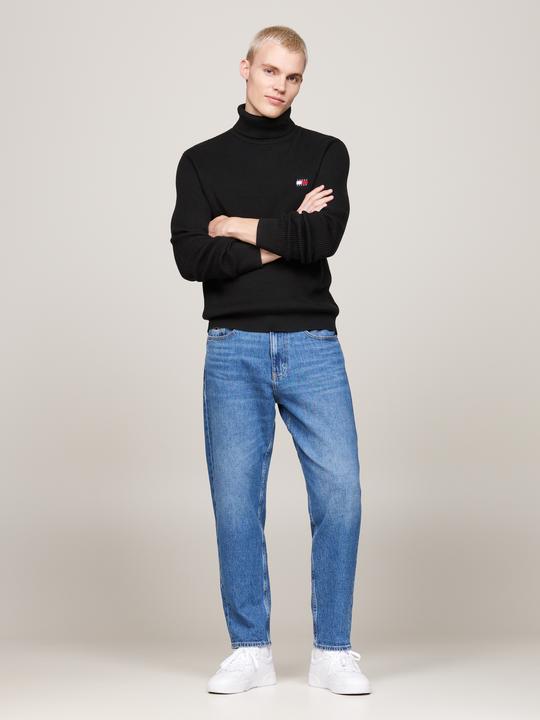 Actual product image Tommy Hilfiger Tommy Jeans Slim Fit Coltrui met wol - Zwart - Maat M (M)