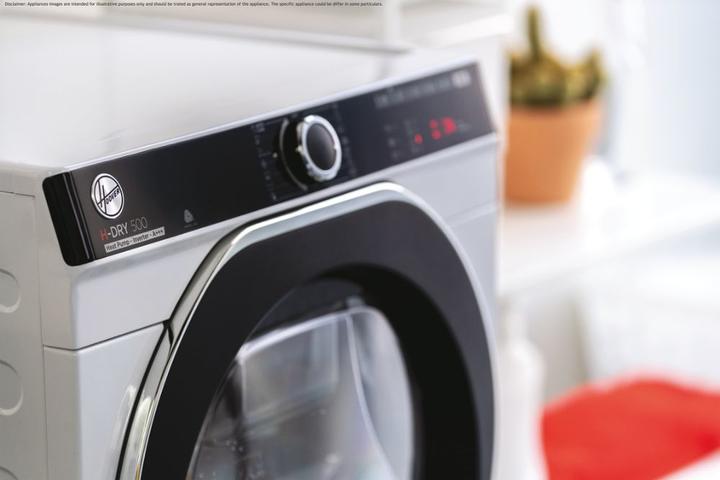 Image du produit Hoover Sèche-linge à pompe à chaleur Candy NDPEH8A2TCBEXS-S 8 kg Fonctionnement intelligent avec (8 kg, Gauche)