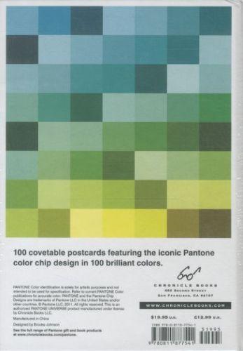 Immagine prodotto Abrams & Chronicle Pantone Postcard Box: 100 Postcards (Inglese, Pantone Inc., 2011)