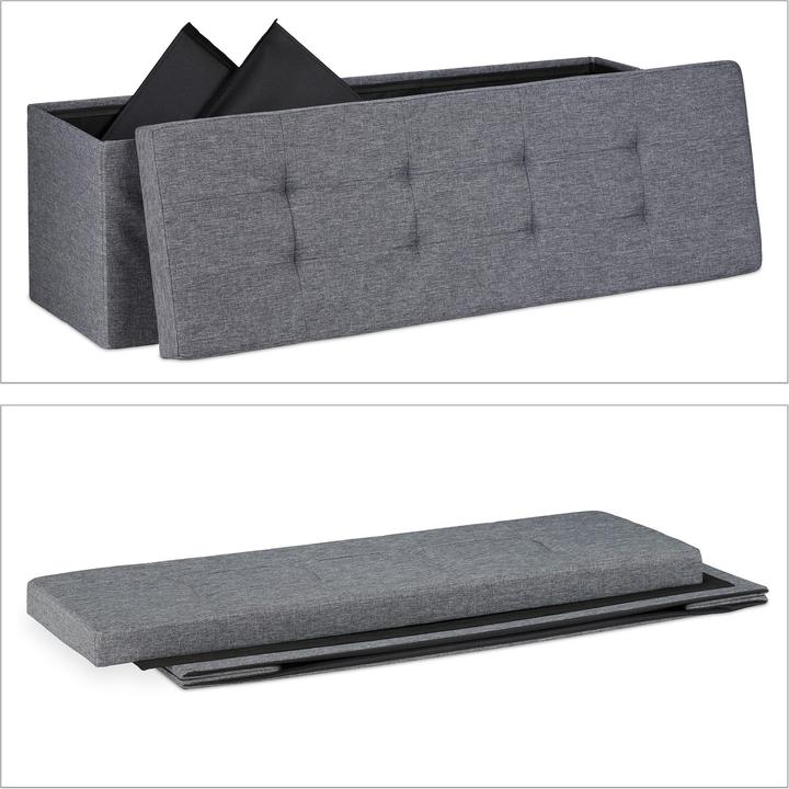 Image du produit Relaxdays Coffre-de-rangement (114 cm)