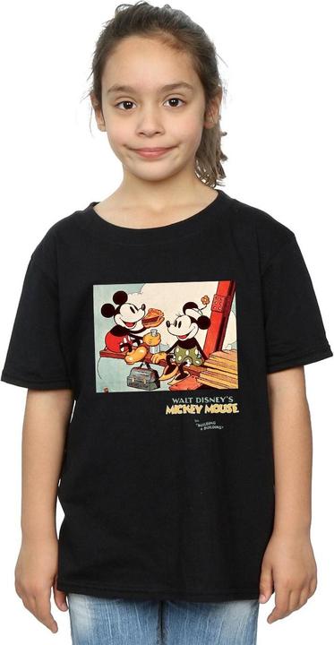 Image du produit Disney - T-shirt MICKEY MOUSE BUILDING A BUILDING - Fille (128)