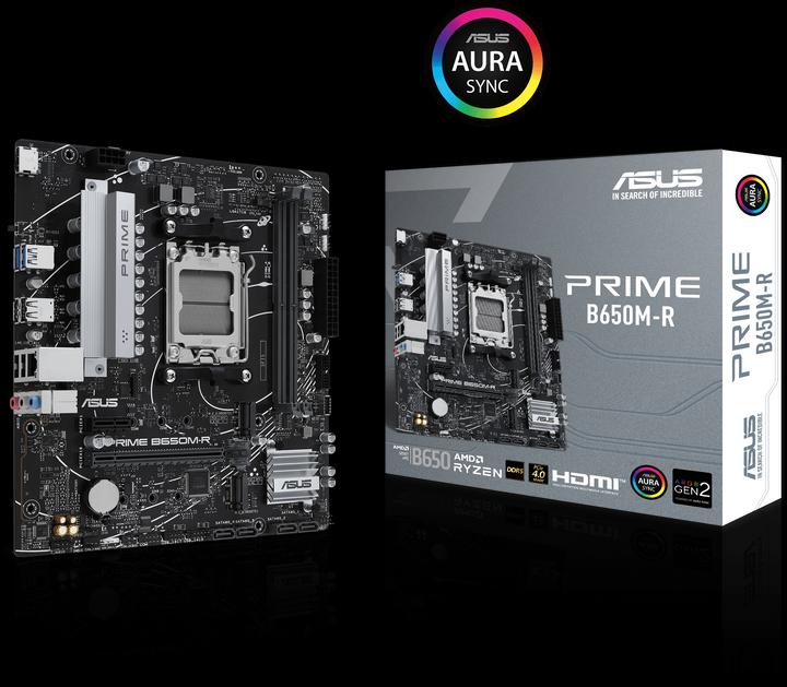 Actual product image ASUS MB PRIME B650M-R (AM5, AMD B650, mATX)