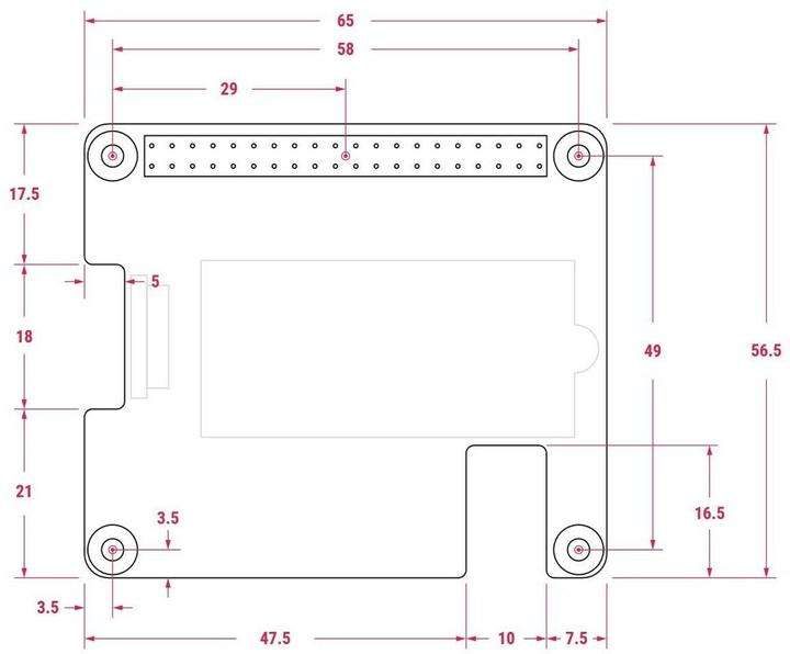 Produktbild Raspberry Pi Official M.2 HAT+ for 5