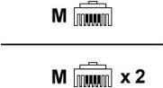 Actual product image Unify Y-Cable - Network Splitter - RJ-45 (M)