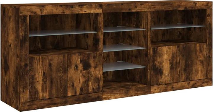 Produktbild VidaXL Sideboard mit LED-Leuchten (181.5 x 37 x 67 cm)