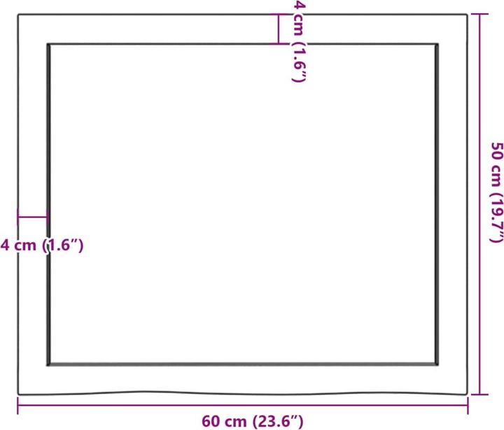 Immagine prodotto VidaXL Gianna (60 x 6 x 50 cm)
