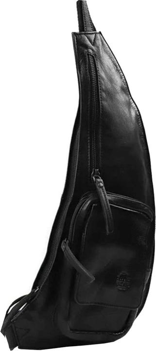 Bear Design Bärende Design kleiner Crossbodybag / Umhängetasche Leder - Han - Schwarz