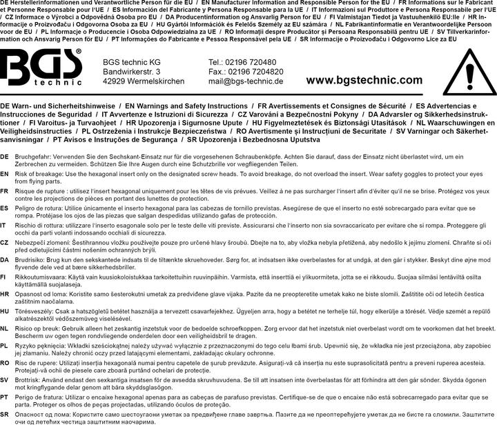 Produktbild BGS Steckschlüsseleinsatz (36 mm)