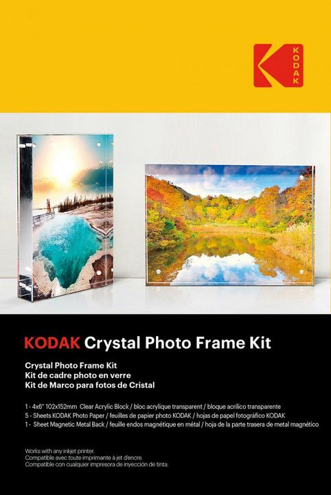 Immagine prodotto Kodak Kit portafoto in cristallo 5 fogli (180 g/m², 5 x)
