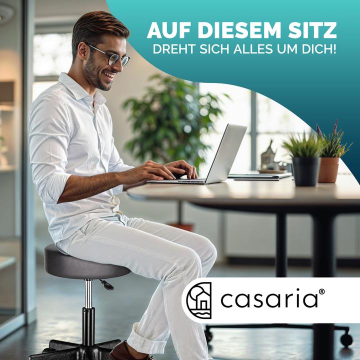 Image du produit Casaria Tabouret roulant