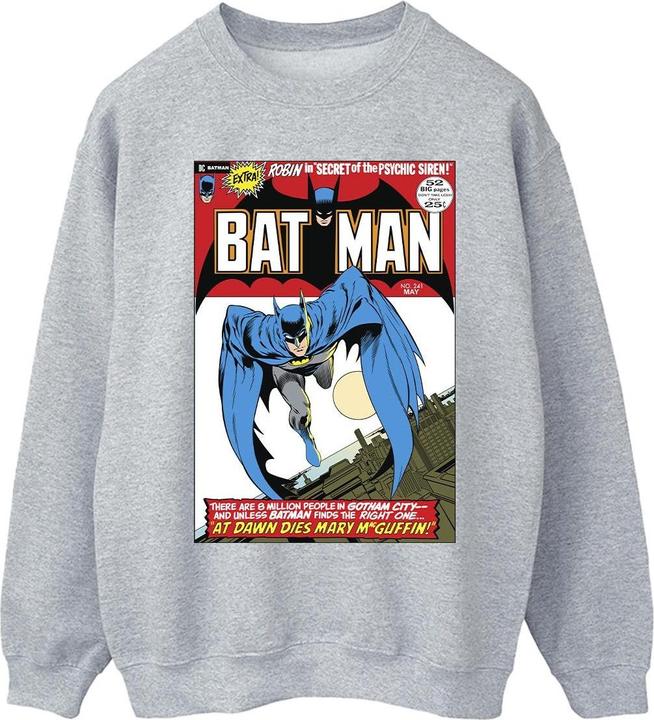 Actual product image Mens Running Batman Cover Cotton Sweatshirt (S)